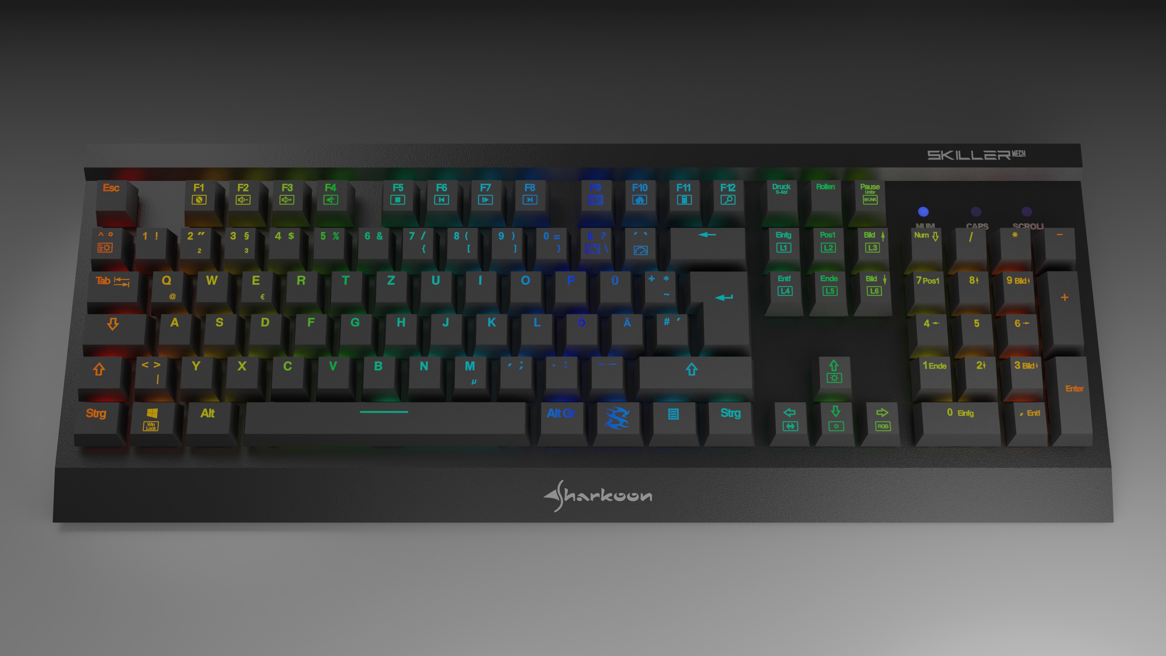 Sharkoon Keyboard (Low Poly) preview image 1